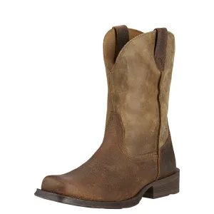 Ariat Men's 11" Rambler Western Boots - Earth/Brown Bomber 10002317