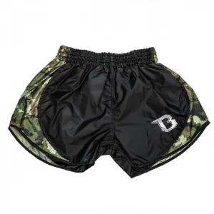BOOSTER SHORTS Retro Hybrid BL/Camo Green