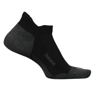 Feetures Elite Max Cushion No Show Tab Black Socks (Women's)