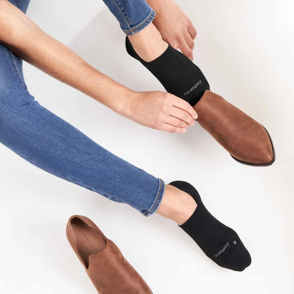 FEETURES HIDDEN EVERYDAY ULTRA LIGHT NO SHOW WOMENS BLACK