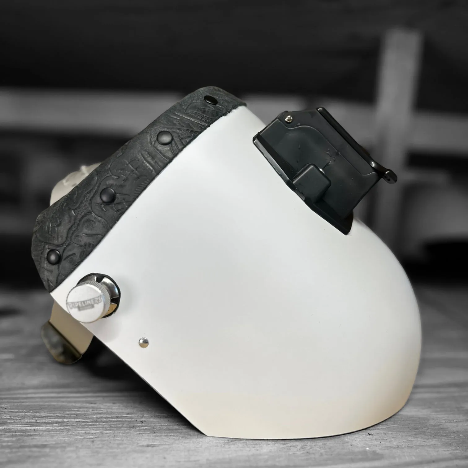 Finer Pipeliner Leather Welding Hood Chopped Top
