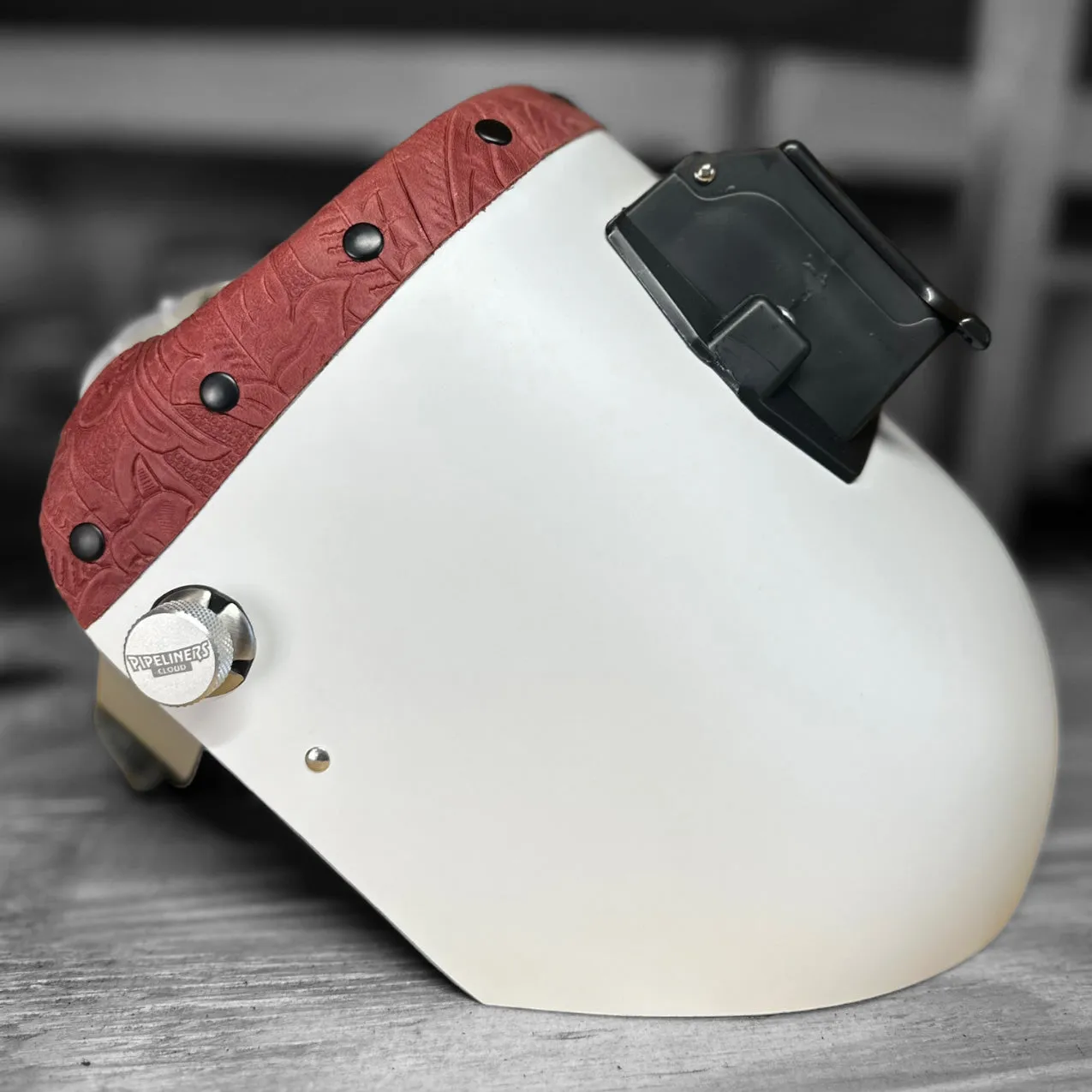 Finer Pipeliner Leather Welding Hood Chopped Top