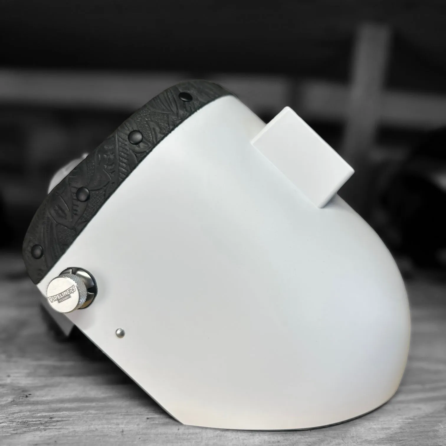 Finer Pipeliner Leather Welding Hood Chopped Top
