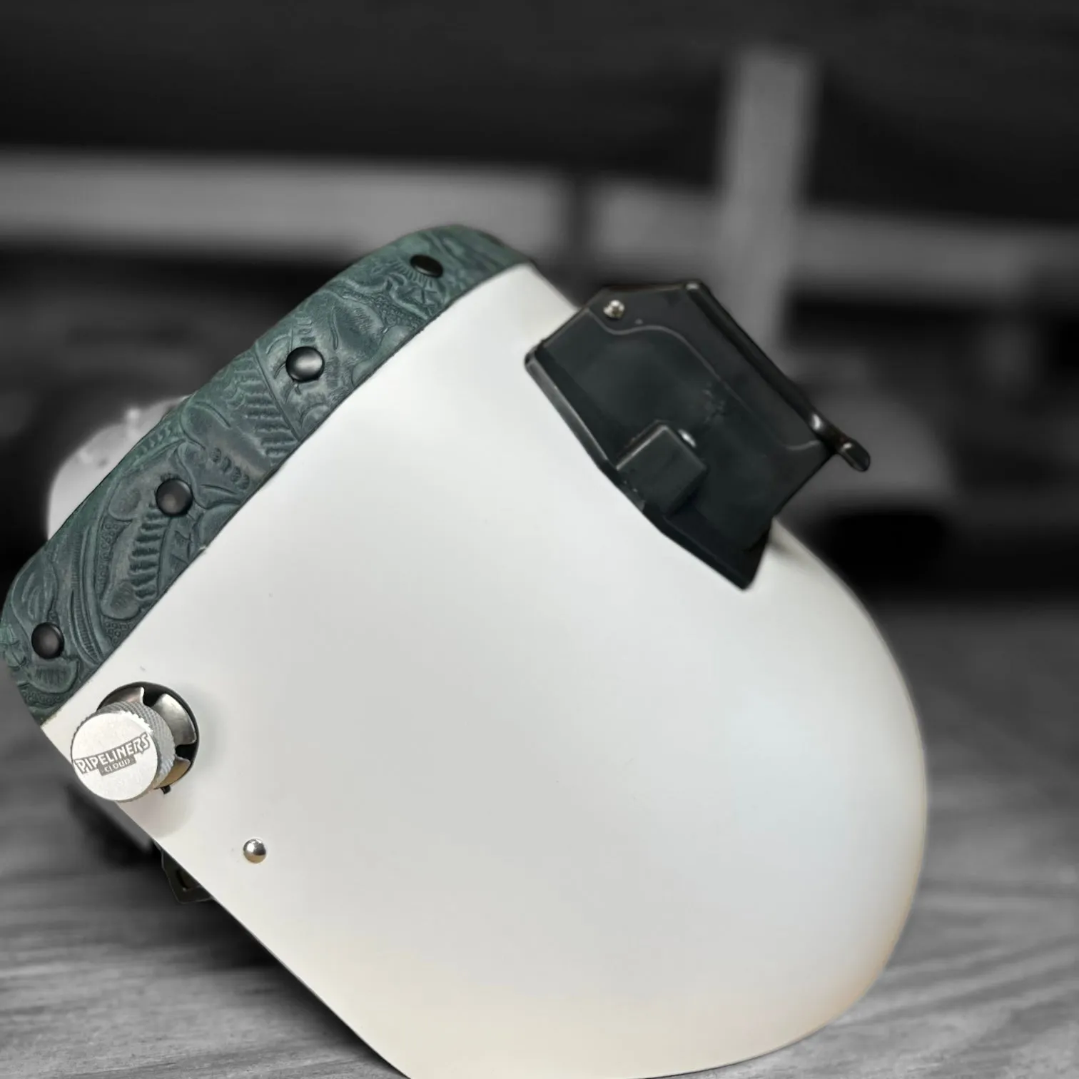 Finer Pipeliner Leather Welding Hood Chopped Top