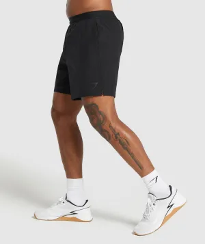 Gymshark Land to Water 6" Shorts - Black