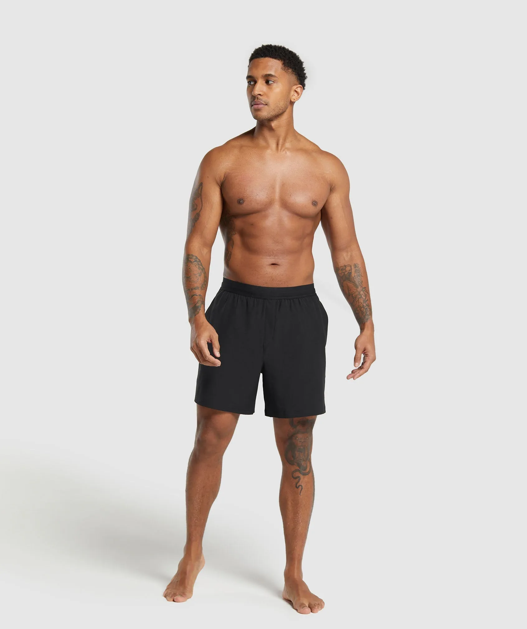 Gymshark Land to Water 6" Shorts - Black