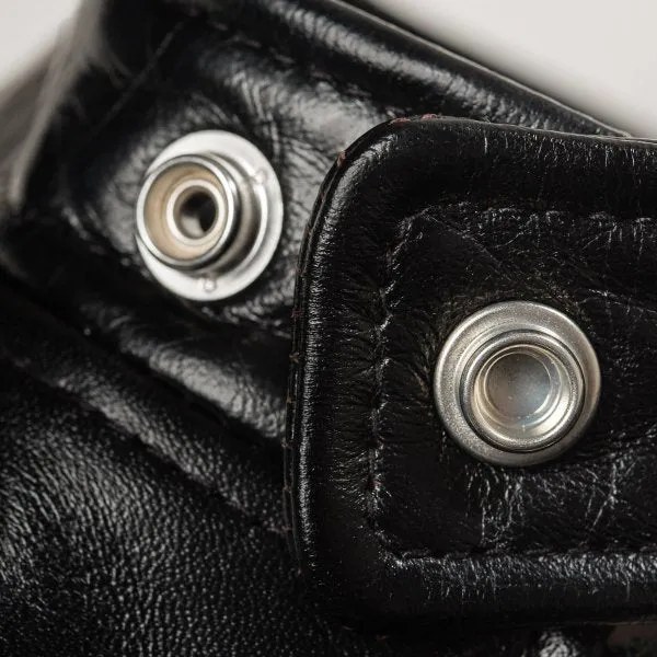 Iron Heart IHJ-35 Black Japanese Horsehide Rider’s Jacket