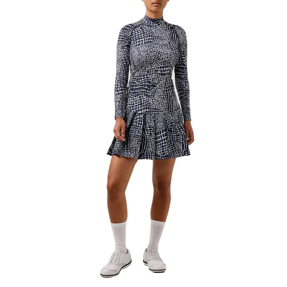 J.Lindeberg Asa Print Soft Compression Golf Top 2021 Women