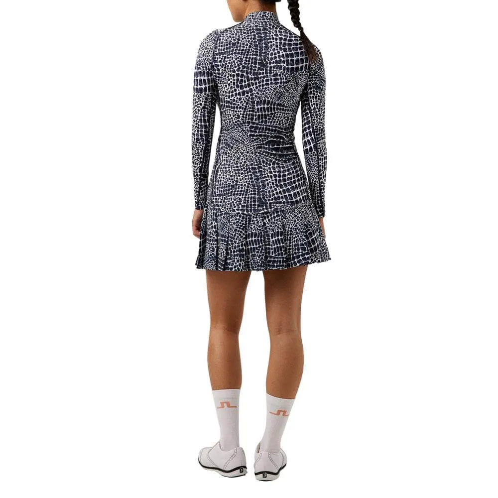 J.Lindeberg Asa Print Soft Compression Golf Top 2021 Women