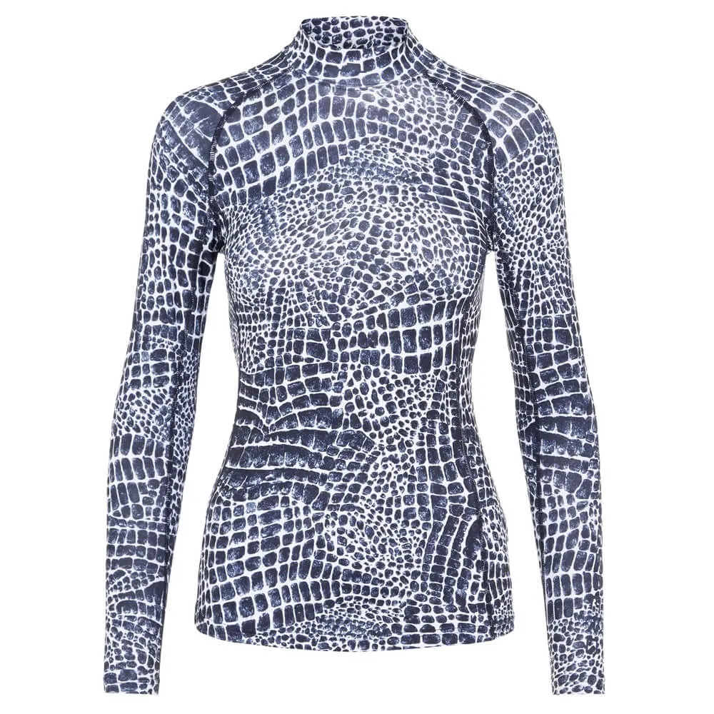 J.Lindeberg Asa Print Soft Compression Golf Top 2021 Women