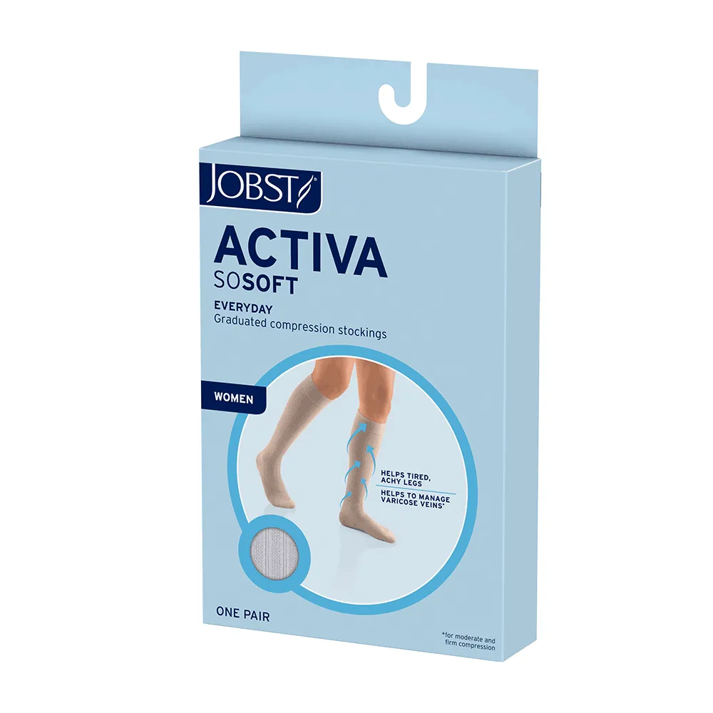 Jobst ACTIVA SoSoft Compression Socks Ribbed 20-30 mmHg