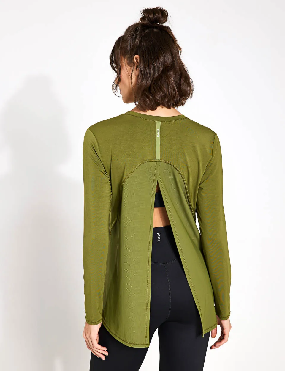 Kendall Long Sleeve Top - Army Green