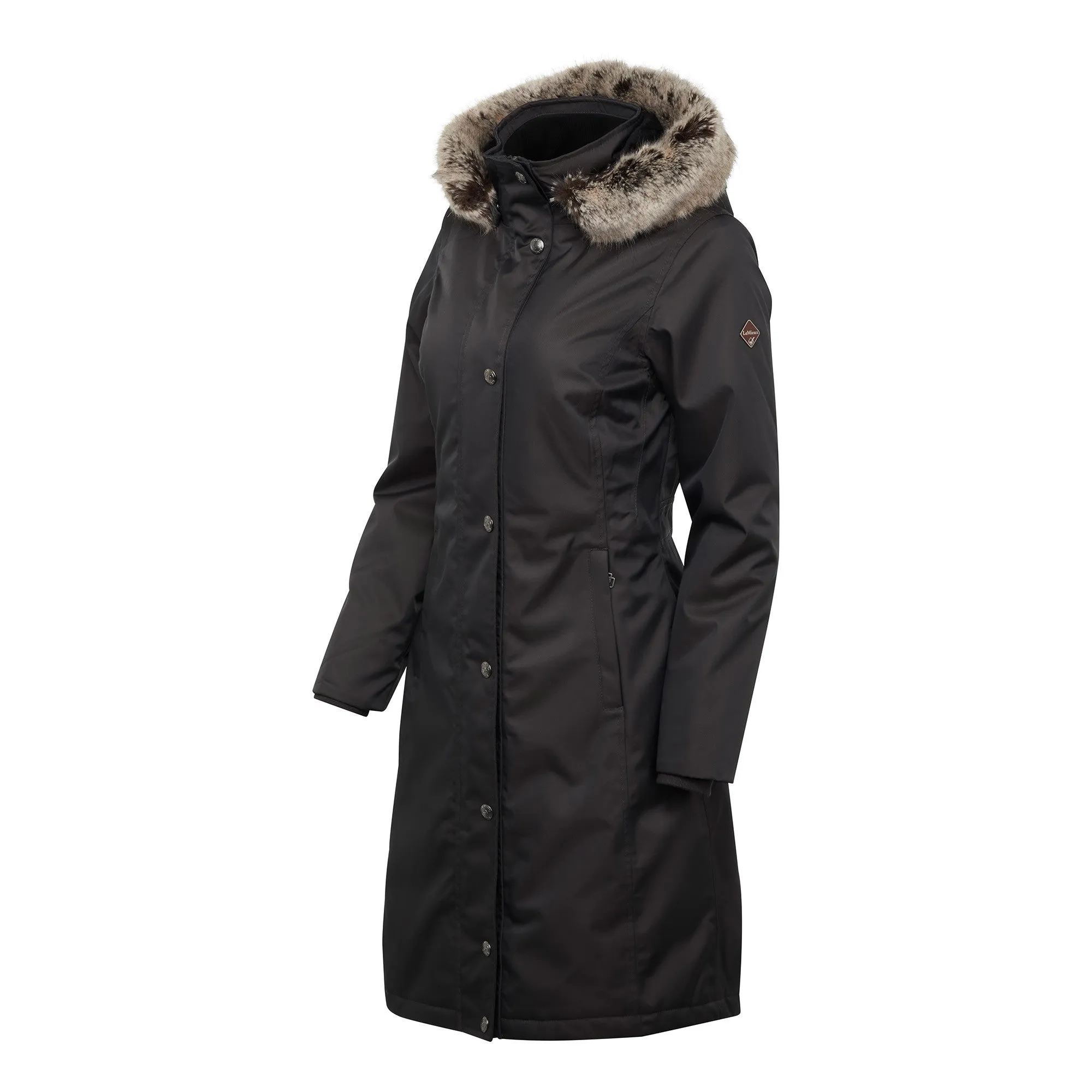 Lemieux Ladies Waterproof Long Riding Coat - Grey