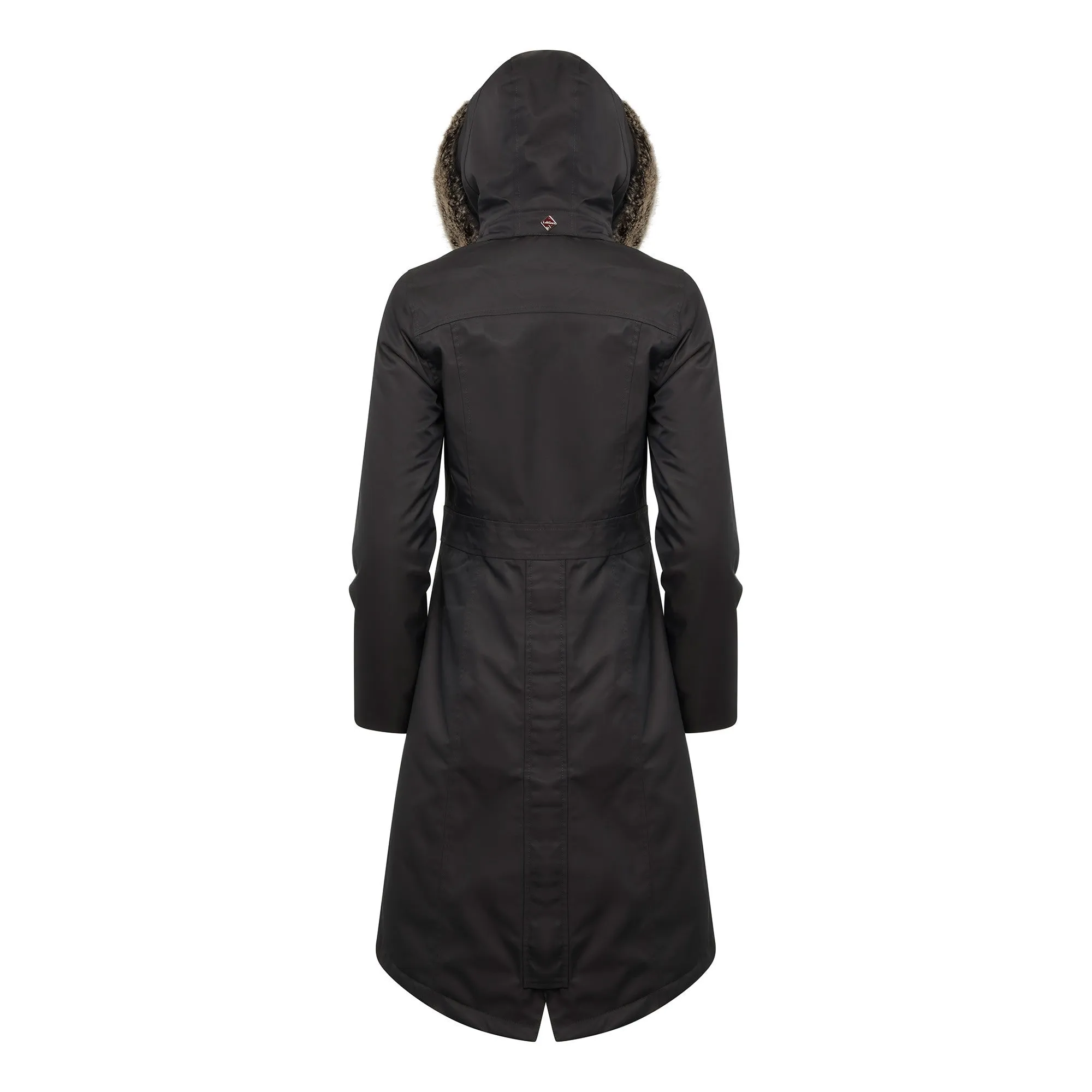 Lemieux Ladies Waterproof Long Riding Coat - Grey