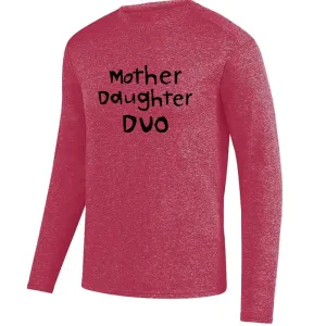 Men's HeatherSoft Tech Long Sleeve Crew - "Mother Daughter Duo"