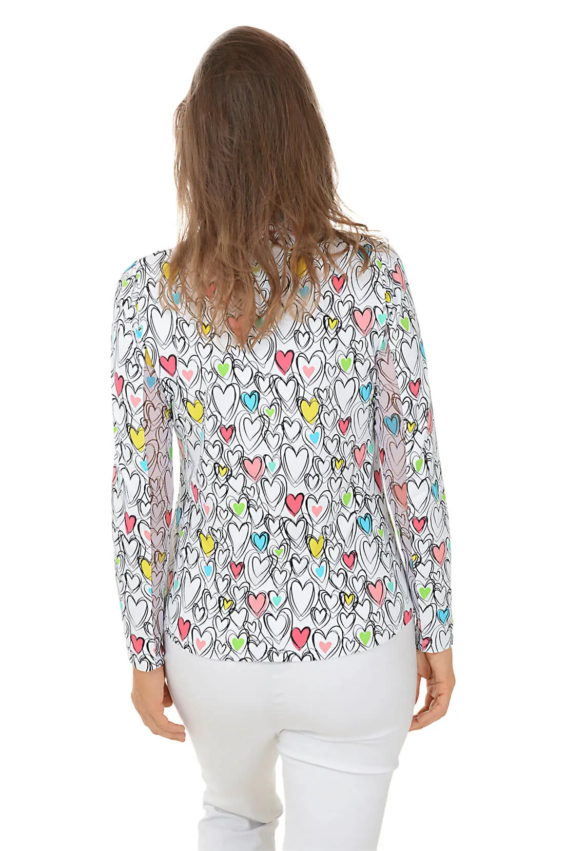 Millie Hearts UPF50  Sun Shirt