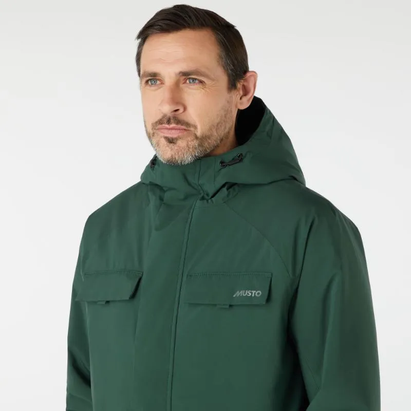 Musto Insulated Mens Primaloft Rain Jacket - Darkest Spruce
