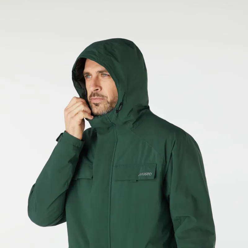 Musto Insulated Mens Primaloft Rain Jacket - Darkest Spruce