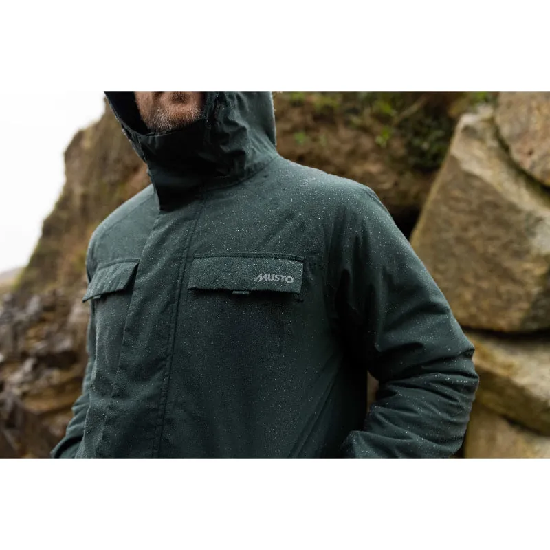 Musto Insulated Mens Primaloft Rain Jacket - Darkest Spruce