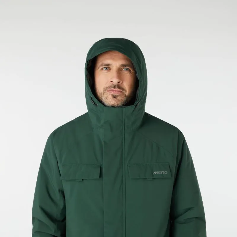 Musto Insulated Mens Primaloft Rain Jacket - Darkest Spruce