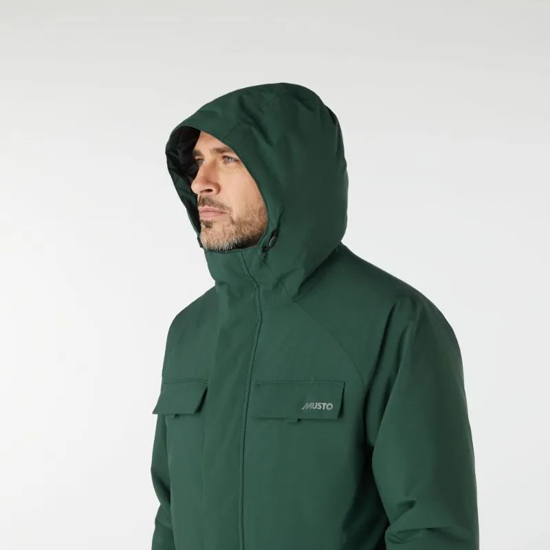 Musto Insulated Mens Primaloft Rain Jacket - Darkest Spruce