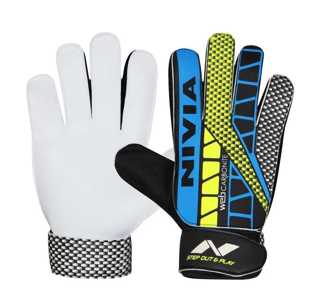 Nivia Carbonite Web Football Goalkeeper Gloves