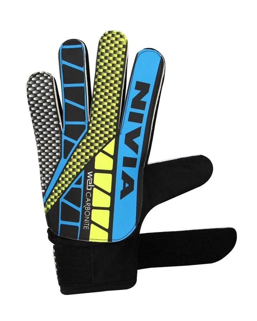 Nivia Carbonite Web Football Goalkeeper Gloves