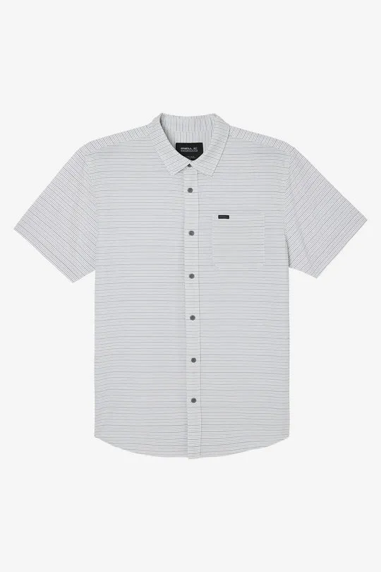 O'Neill TRVLR UPF Traverse Stripe S/S Shirt-Fog