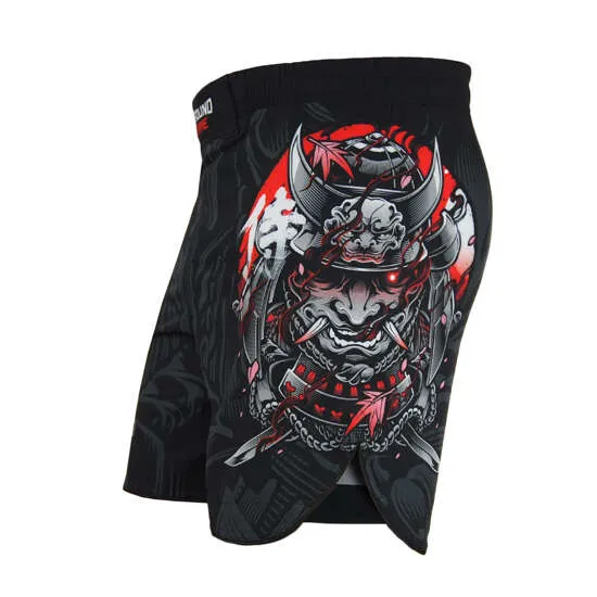 Short BJJ / MMA GROUND GAME Samurai 2.0 -  Negru - Barbati