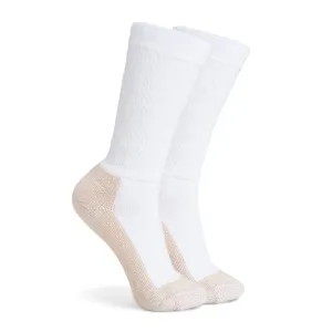 Stride Lite Copper Crew Sock (Unisex) - White