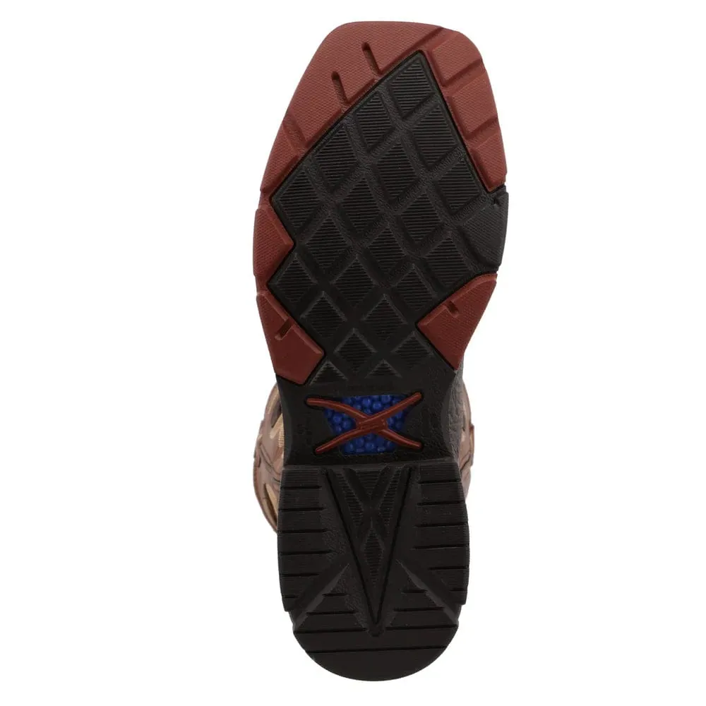 Twisted X Men's Smokey Chocolate & Spice Western Work Boot MXBAW02